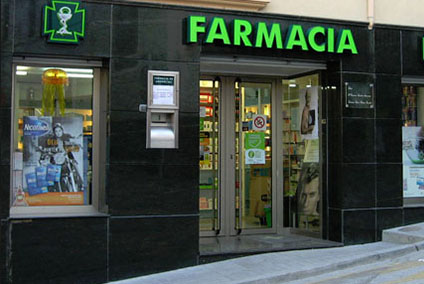 fachada de farmacia