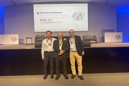 Dr. Eduardo Ferrandis, Prof. Manuel Bernal y Dr. Jon Alexander Sistiaga (izda. a dcha.)