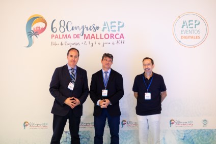 De izquierda a derecha Juan José Díaz, Luis Blesa y Juan Carlos de Carlos